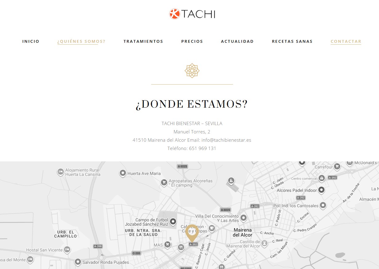 Diseño Web Tachi SEO Local Mairena del Alcor