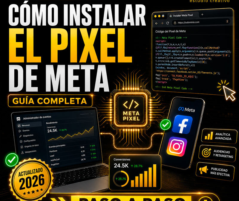 Cómo instalar el Pixel de Meta: Guía completa 2026 ACTUALIZADO