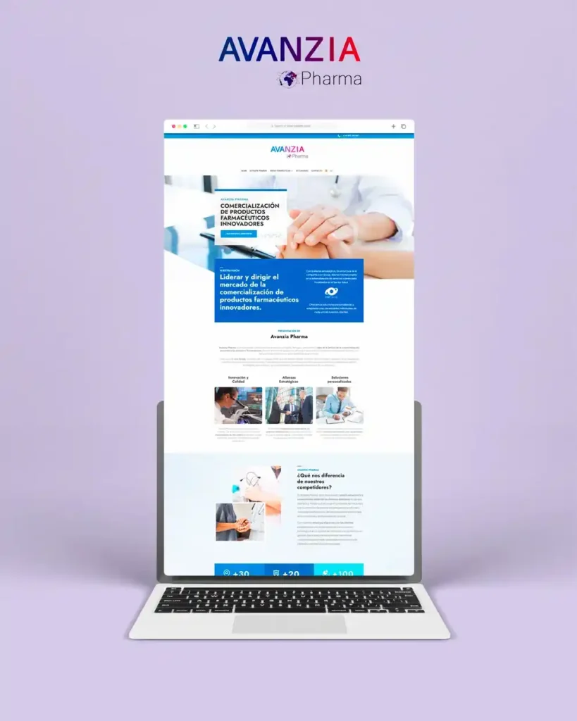 Pagina web para farmaceutica