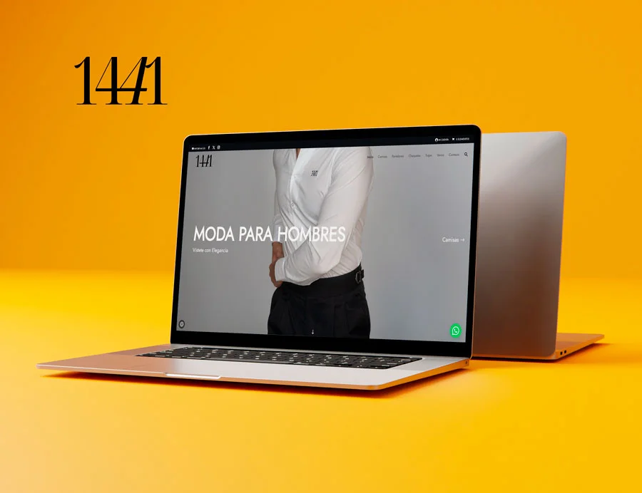 Diseño de tienda online de ropa para hombre en sevilla