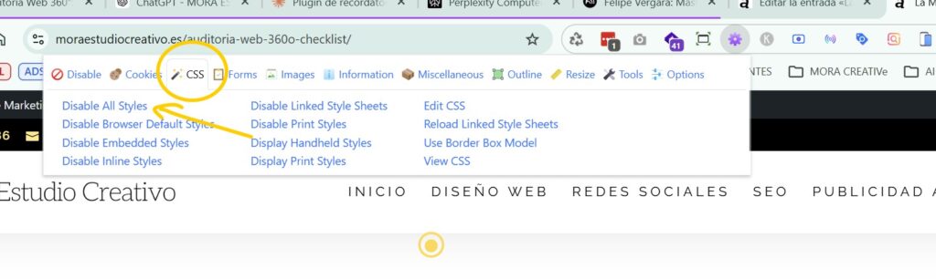 prueba de bots de google