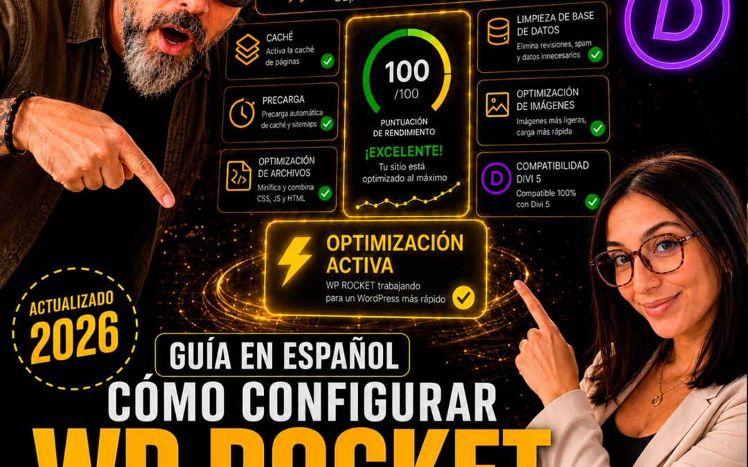 Cómo configurar WP Rocket para Divi 5 sin romper tu web